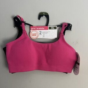 2 Pack Girls Bralette Size Xl Wonder Nation Nwt